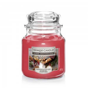 YANKEE CANDLE Home Inspiration Lumanare Parfumata Borcan Mediu Cinnamon Delight 340gr.